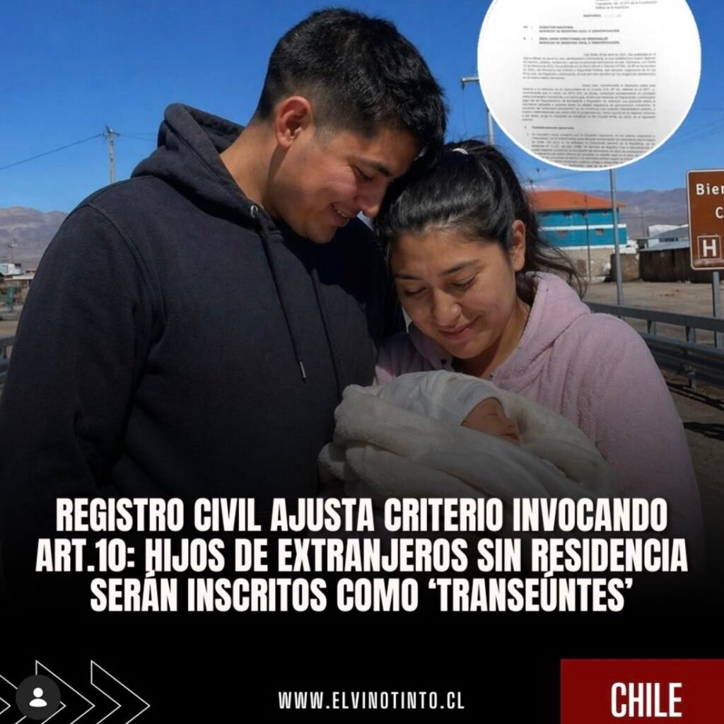 nacionalidad hijos de extranjeros Chile – Actualización en la Inscripción de Nacimientos