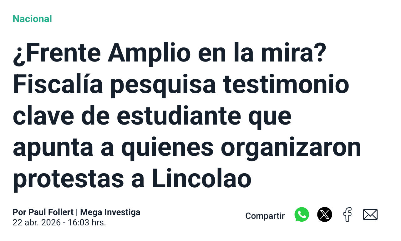Testimonio clave y su impacto en la investigación