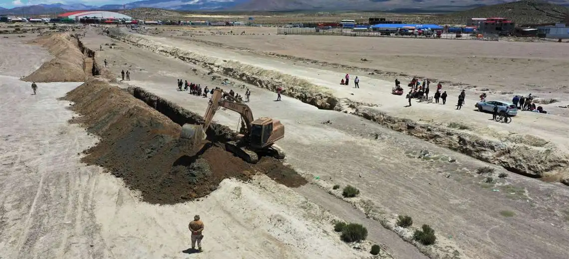 Avances en la Zanja Fronteriza del Norte
