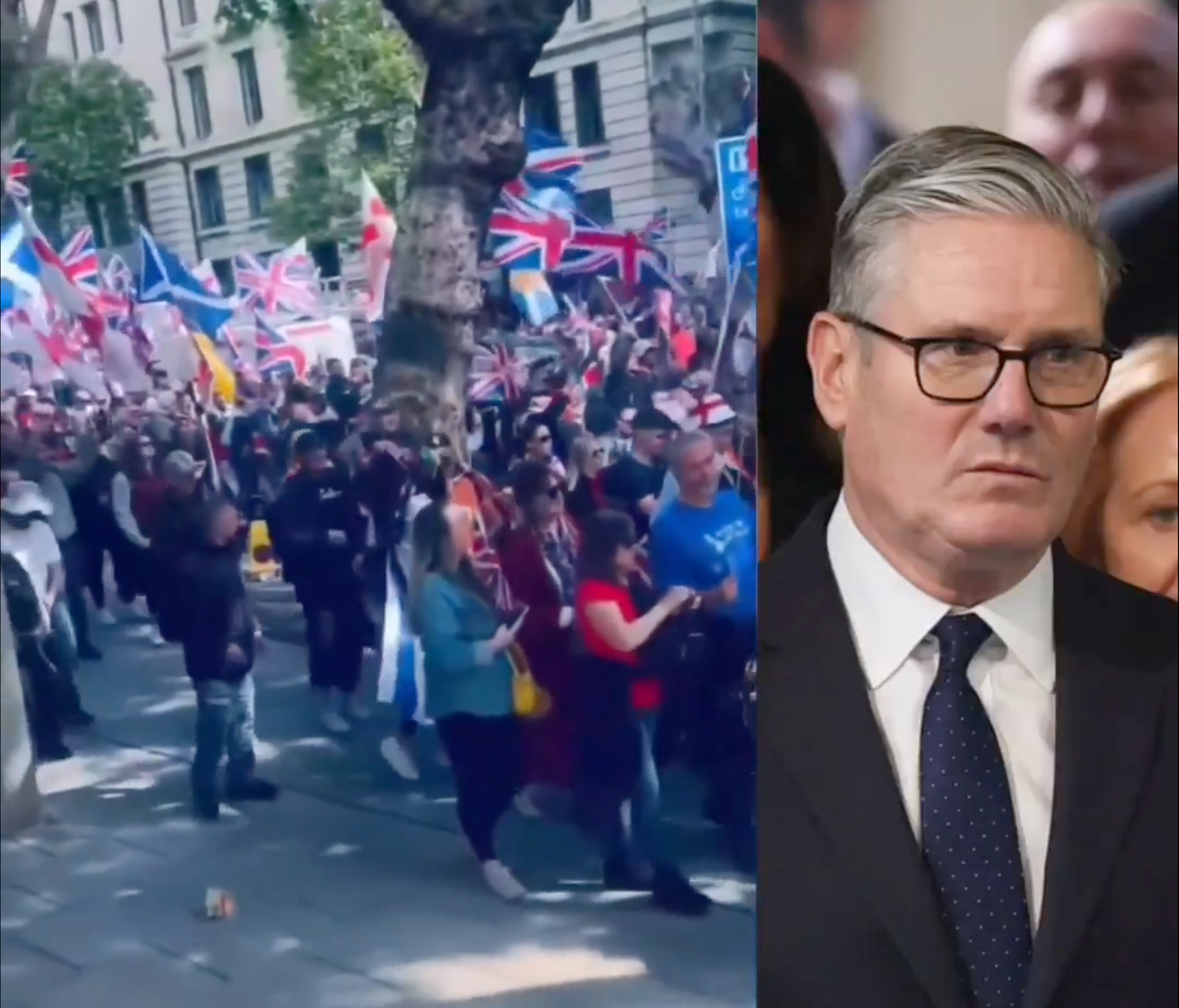Masivas manifestaciones en defensa de la identidad británica