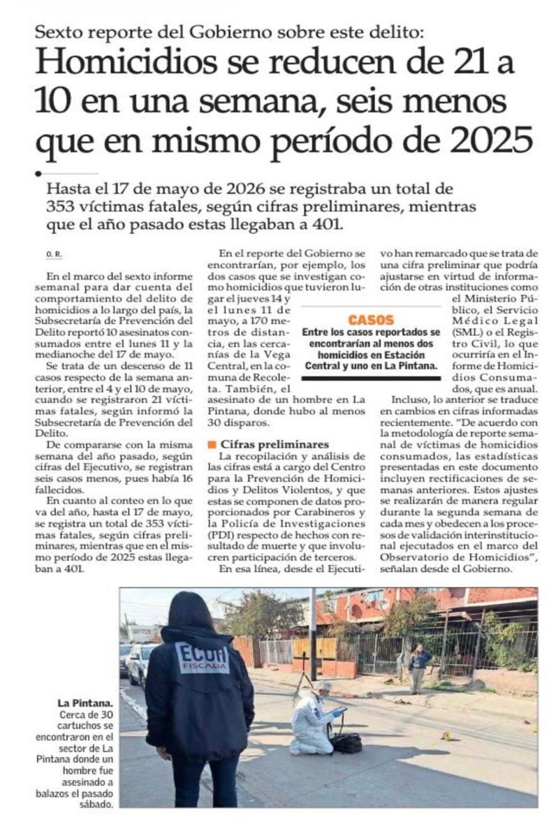 Casos emblemáticos en comunas vulnerables