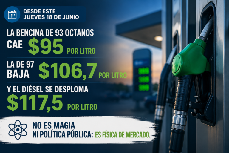 Bajan los combustibles: el alivio que llegó desde Oriente Medio (y que el MEPCO se tomó su tiempo en traspasar)