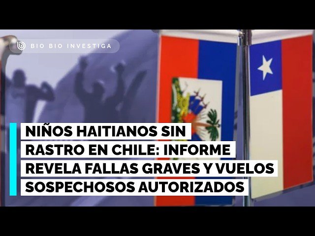 Niños haitianos sin rastro en Chile biobio
