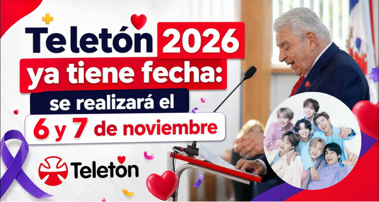 Teleton 2026 BTS estadio nacional wp
