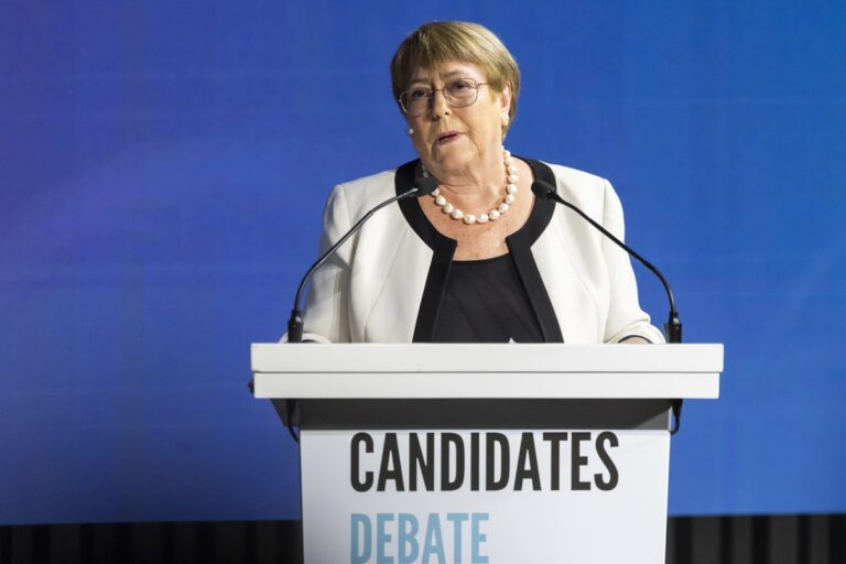 Bachelet cae al 4° lugar en carrera por Secretaría General ONU
