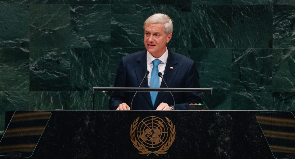 José Antonio Kast hablando en la Asamblea General de la ONU exigiendo reforma de la ONU