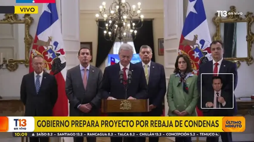 Presidente José Antonio Kast anuncia en La Moneda proyecto de ley para impedir rebajas de condenas a abusadores de menores