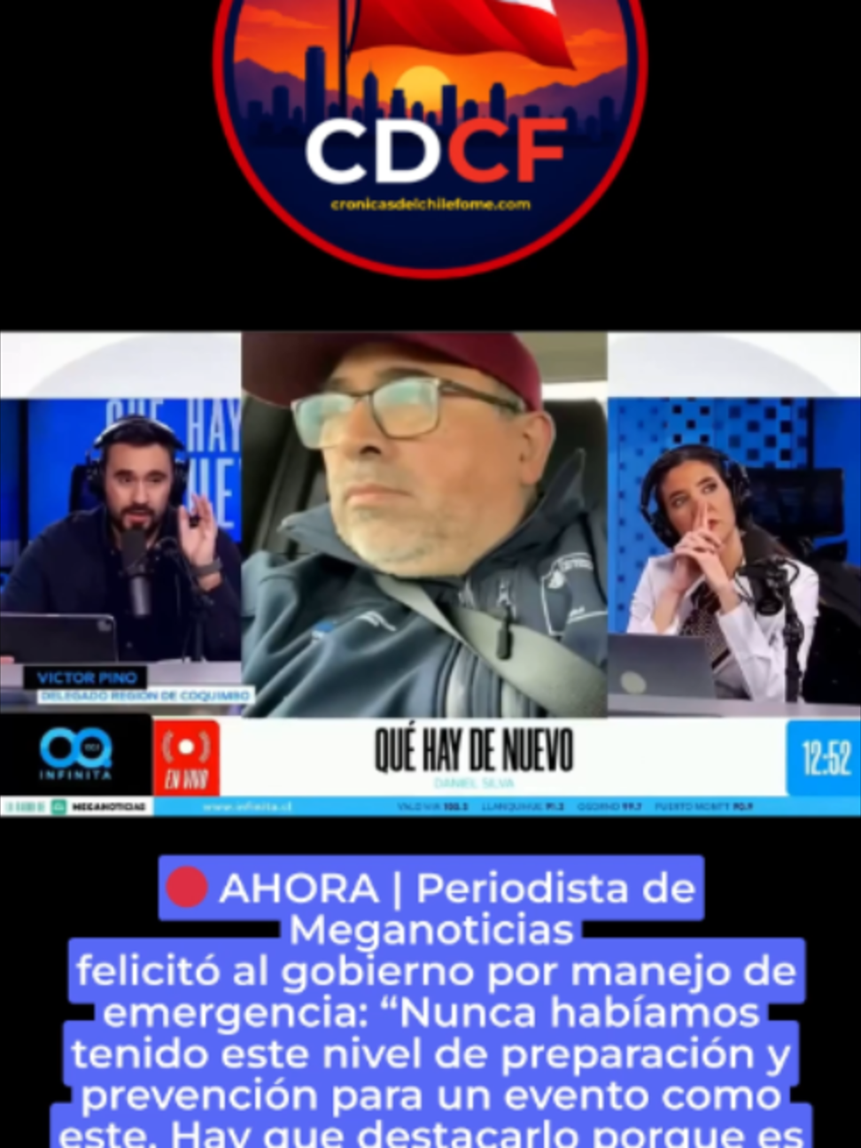 😱 Periodista SORPRENDE al elogiar manejo de emergencia del Gobierno de Kast 🇨🇱 #sistemafrontal #sistemafrontalchile #ActualidadChile #noticiaschile #chile #PoliticaChilena #temporal #danielsilva #meganoticias #kast