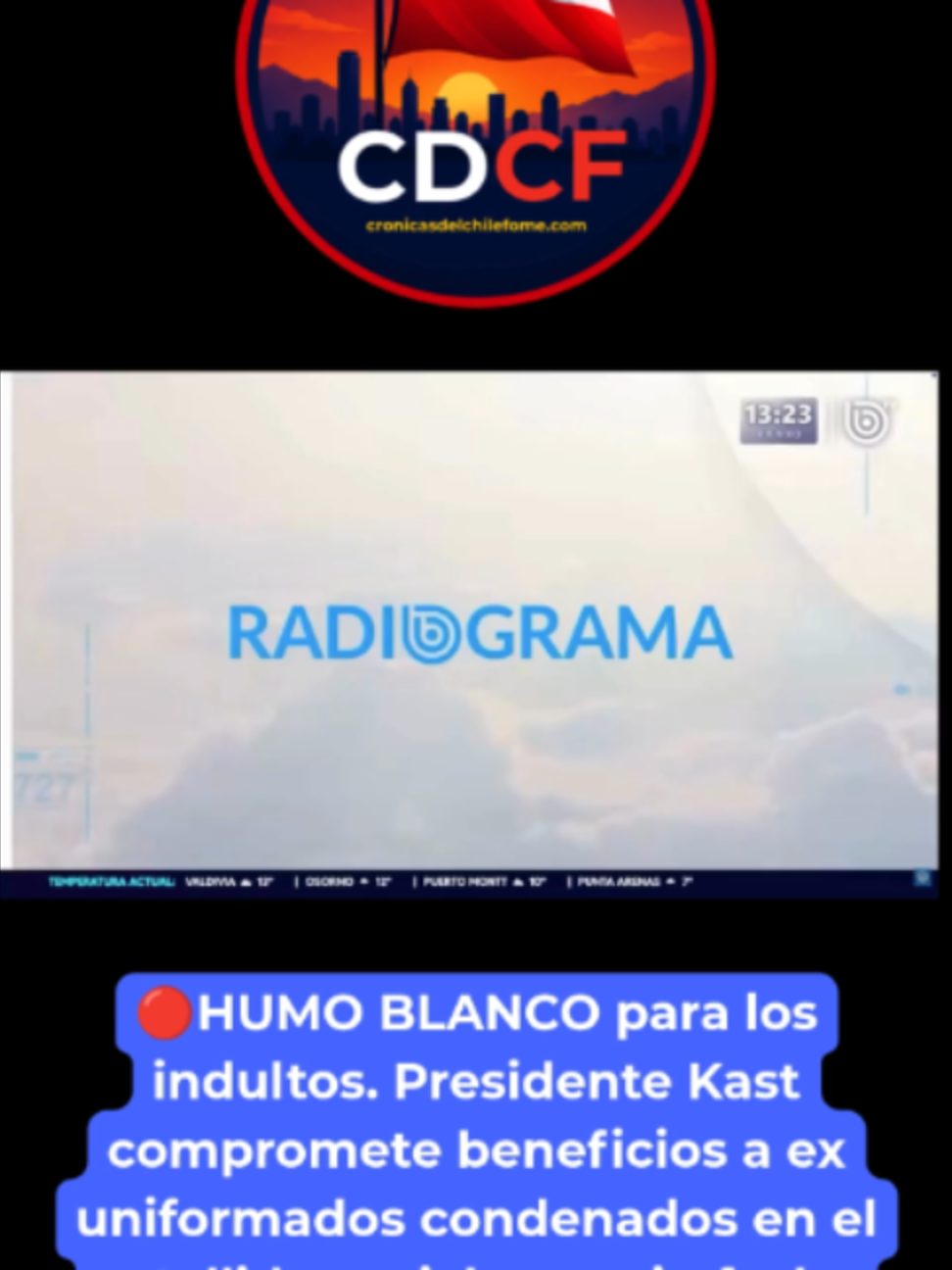#indultos #estallidosocial #estallidodelictual #ActualidadChile #estallidosocial2019 #PoliticaChilena #kast #presidentekast #chile #noticiaschile