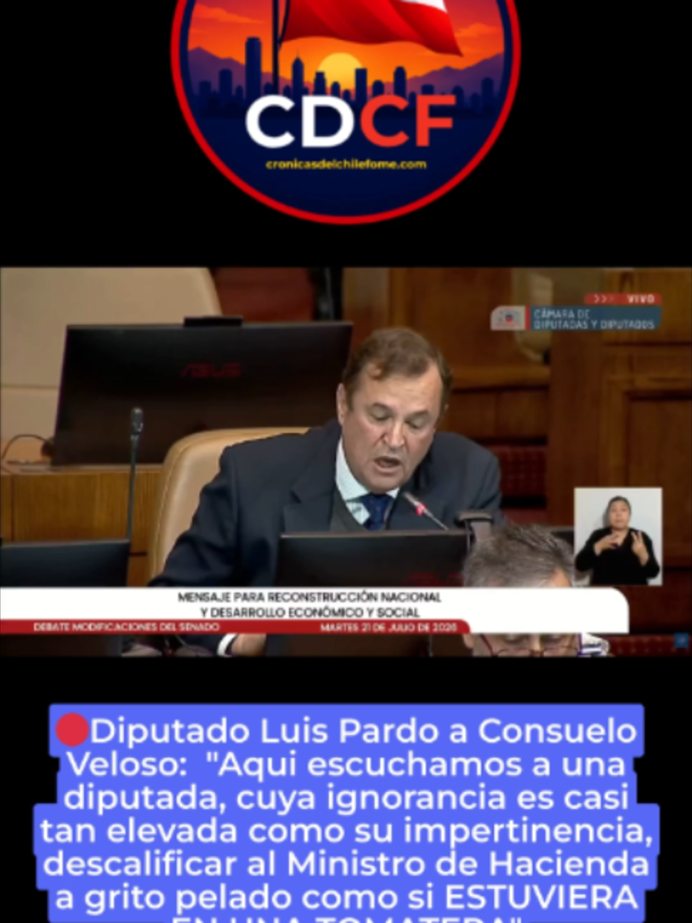 #chile #noticiaschile #ActualidadChile #PoliticaChilena #leydereconstruccionnacional #kast #temporal #consueloveloso #luispardo