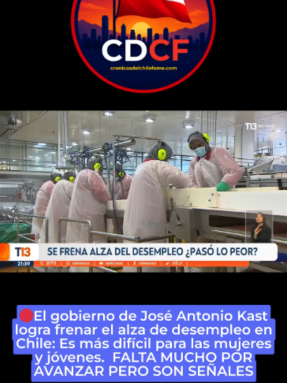 #empleo #ActualidadChile #kast #noticiaschile #PoliticaChilena #hacienda #trabajo #mujeres #chile #desempleo