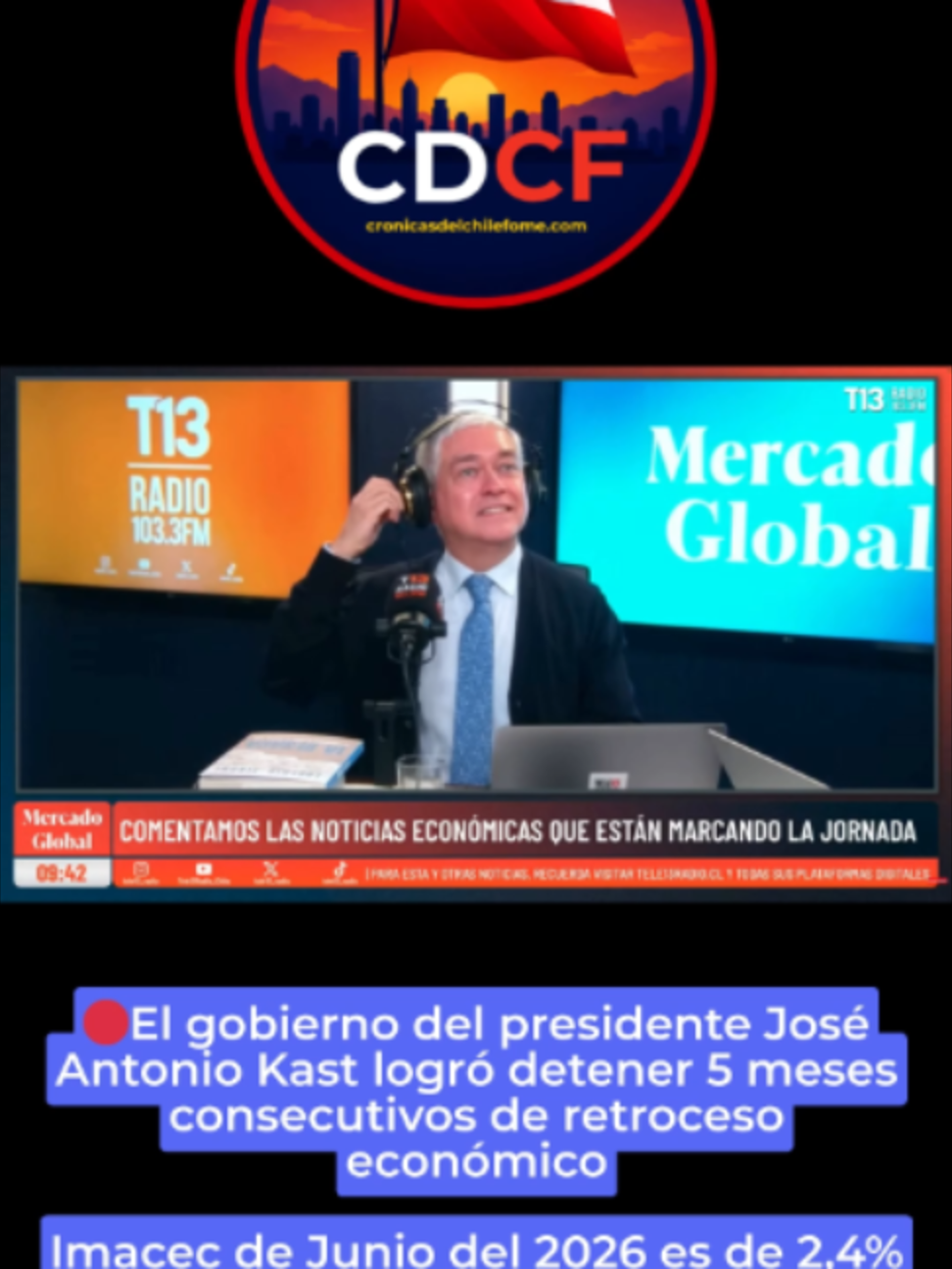 #imacec #noticiaschile #PoliticaChilena #ActualidadChile #kast #trabajo #hacienda #chile #crecimiento #quiroz