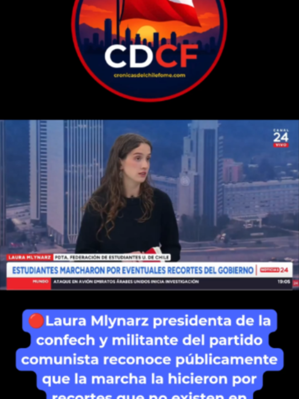 #confech #paronacional #comunistas #ALERTA #chile #cadenanacional #PoliticaChilena #noticiaschile #ActualidadChile #lauramlynarz #kast #educacion #recortes