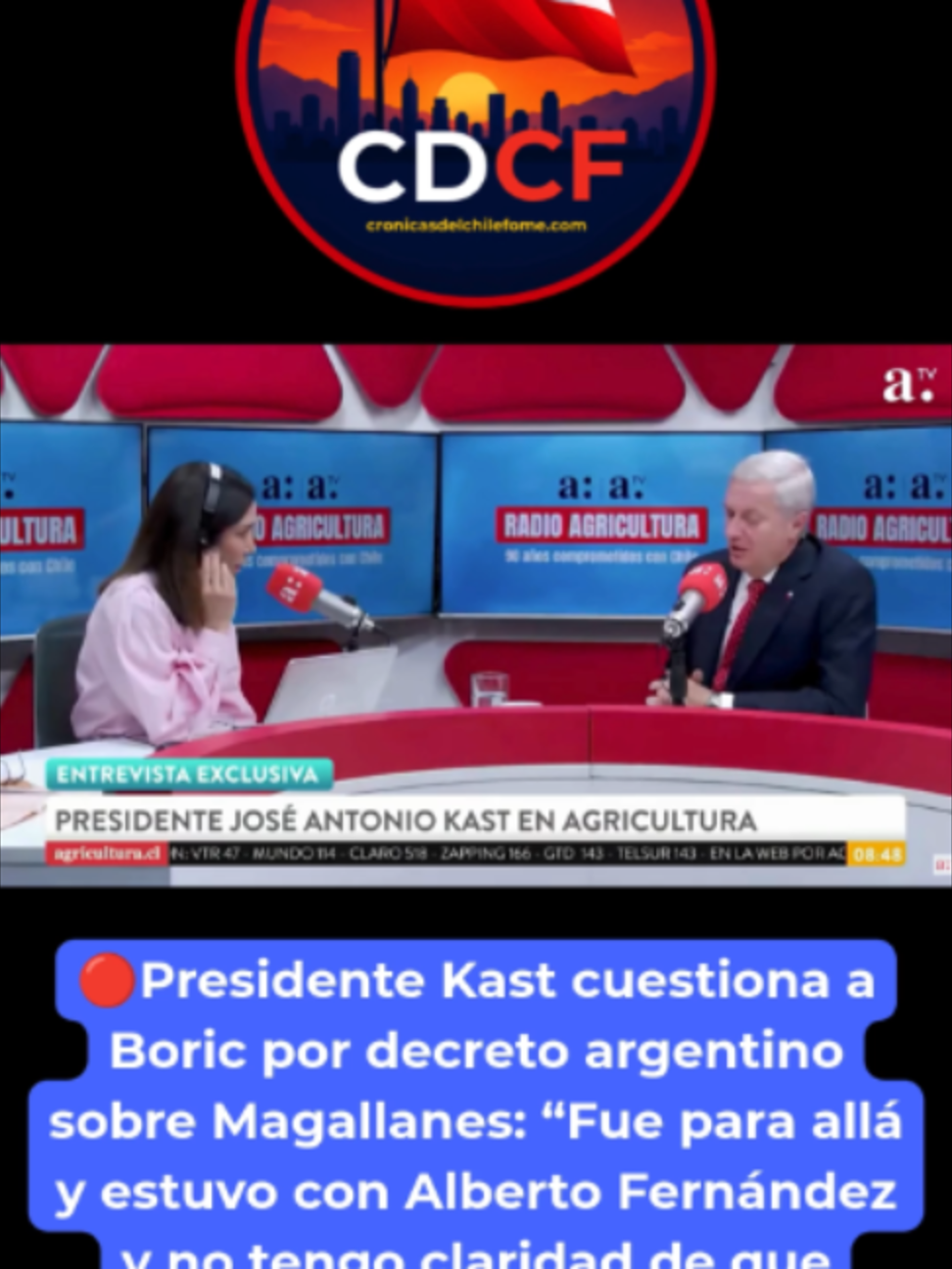 #magallanes #argentina #boric #albertofernandez #presidentekast #PoliticaChilena #ActualidadChile #kast #noticiaschile #chile #cancilleria #estrechodemagallanes