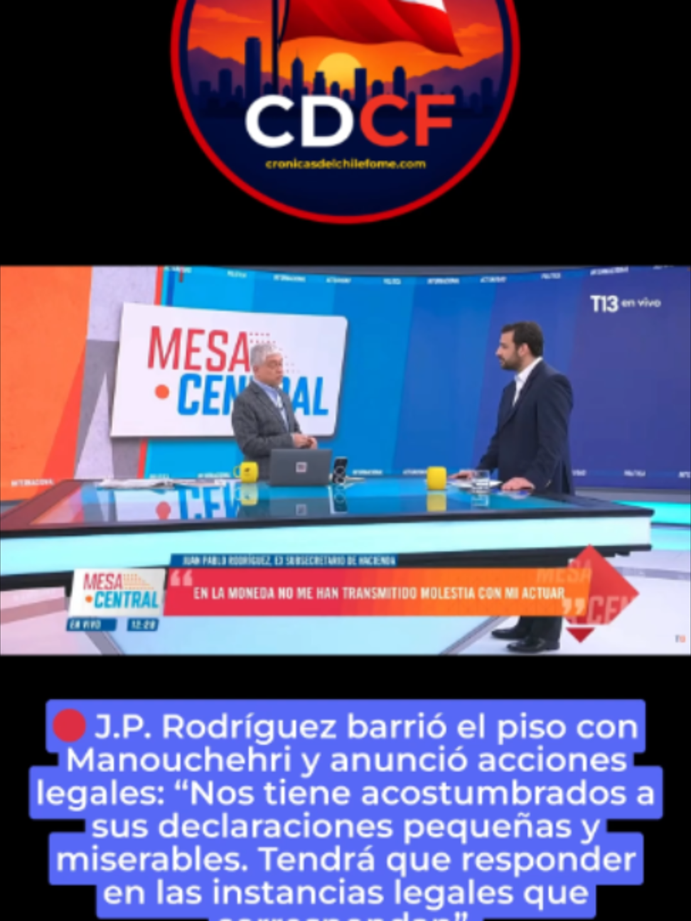 #mesacentral #juanpablorodriguez #PoliticaChilena #ActualidadChile #noticiaschile #hacienda #Manouchehri