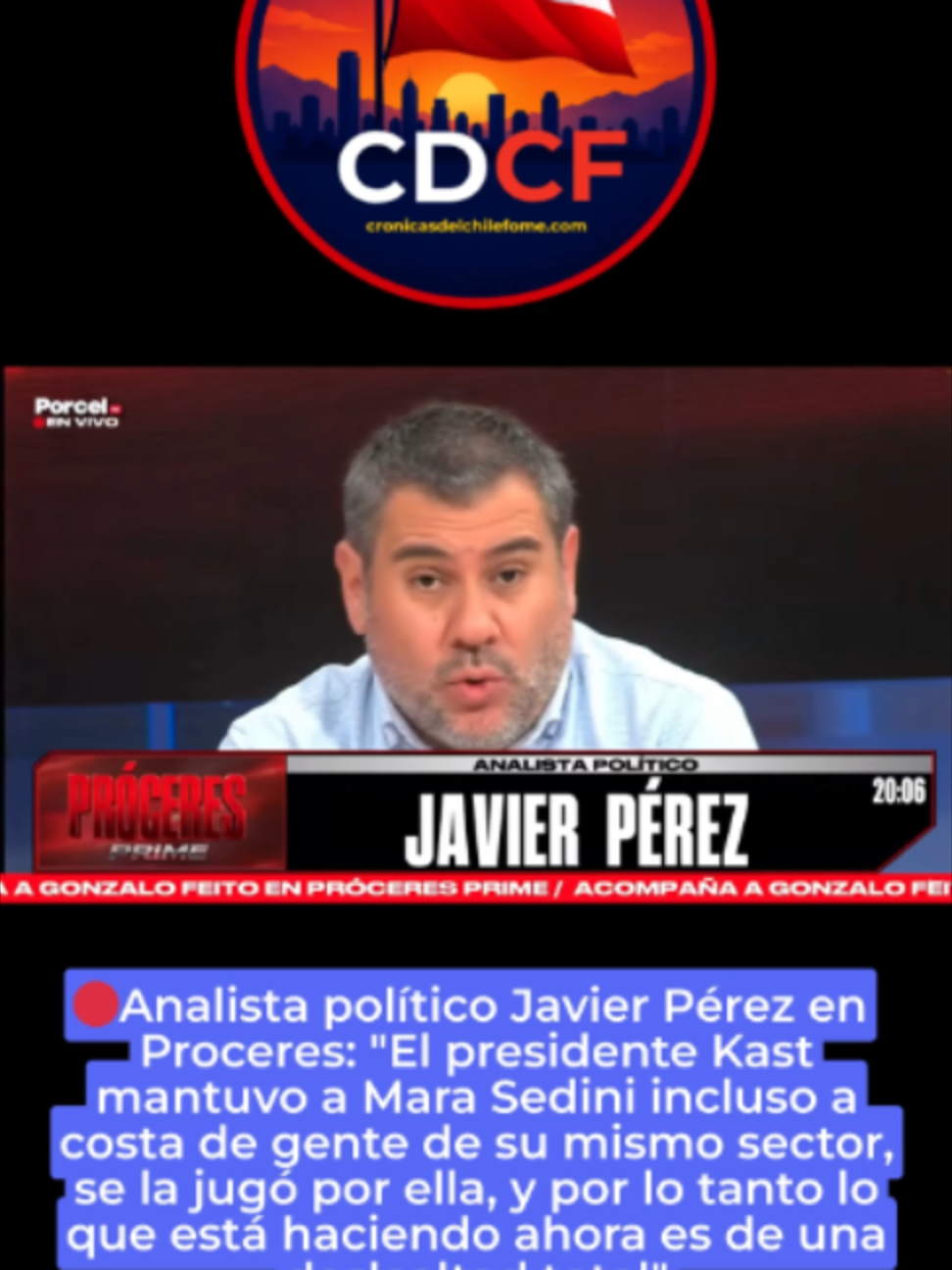 #PoliticaChilena #sinfiltros #noticiaschile #kast #chile #marasedini #ActualidadChile #proceres