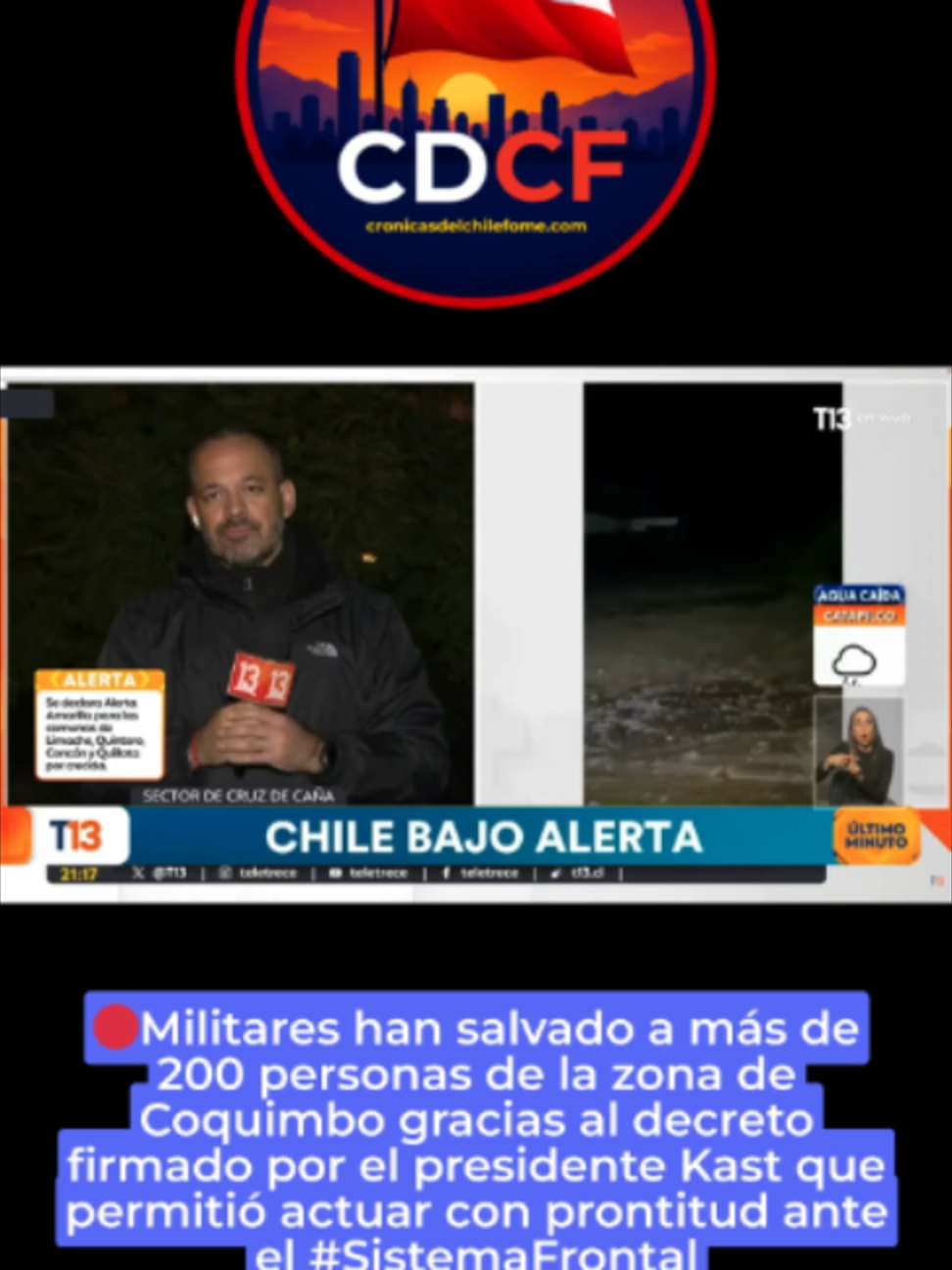 #sistemafrontal #sistemafrontalchile #ActualidadChile #noticiaschile #chile #temporal #kast #militares #ejercitodechile🇨🇱